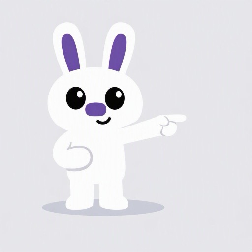 Content Rabbit mascot: Point