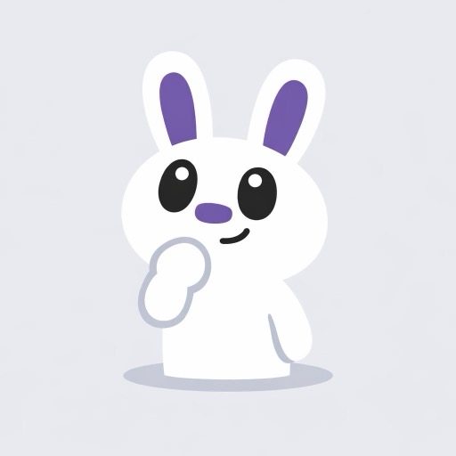 Content Rabbit mascot: Think
